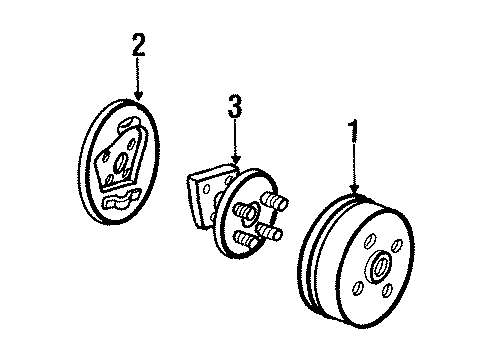 1992 Pontiac Sunbird Rear Brakes Diagram