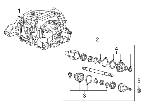 2015 Chevy Corvette Axle & Differential - Rear Diagram 1 - Thumbnail