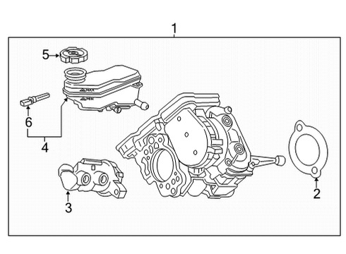 2023 Chevy Bolt EUV Dash Panel Components Diagram