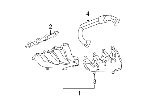 2009 Buick LaCrosse Exhaust Manifold Diagram 2 - Thumbnail