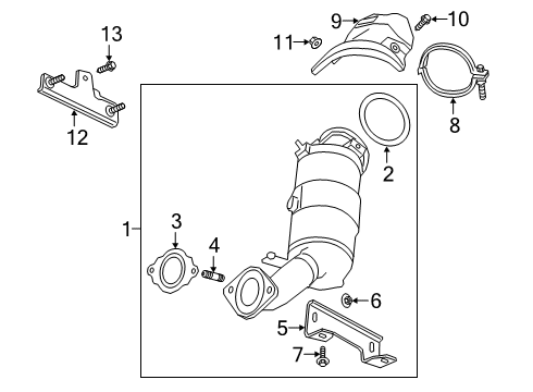 2019 Cadillac CT6 Exhaust Manifold Diagram