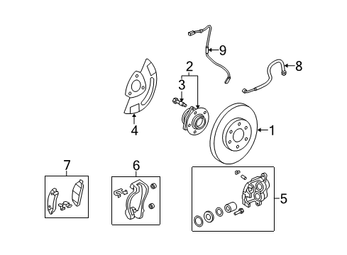 2010 Saturn Outlook Anti-Lock Brakes Diagram 2 - Thumbnail