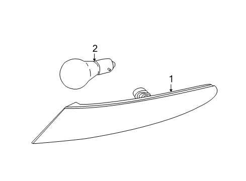 2001 Saturn L300 Side Marker Lamps Diagram