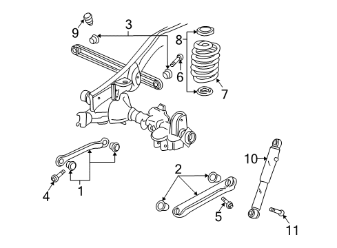 2006 Hummer H2 Bolt Assembly, Heavy Hx Flange Head Diagram for 11561844