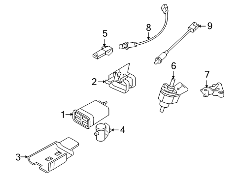 2009 Chevy Aveo5 Emission Components Diagram