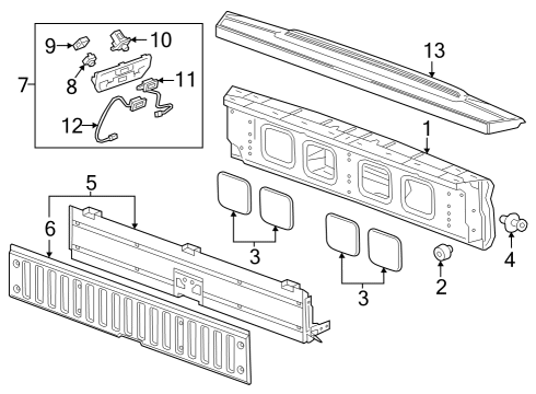 2023 Chevy Silverado 1500 Tail Gate - Electrical Diagram 12 - Thumbnail