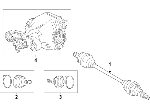 2015 Buick LaCrosse Rear Axle Shafts & Joints, Differential, Drive Axles, Propeller Shaft Diagram