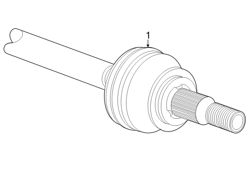 2024 Cadillac LYRIQ Drive Axles - Rear Diagram