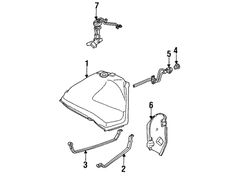 1993 Oldsmobile Cutlass Ciera Senders Diagram