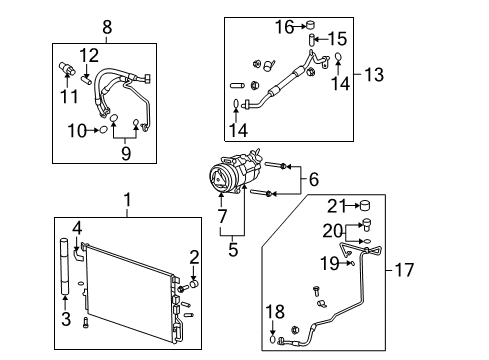 2010 GMC Terrain Air Conditioner Diagram 1 - Thumbnail