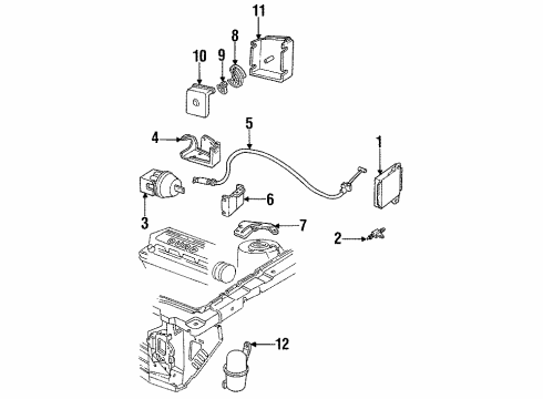 1993 Buick Skylark Cruise Control System Diagram 1 - Thumbnail