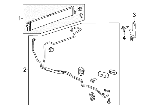 2020 Cadillac CT6 Oil Cooler Diagram 1 - Thumbnail