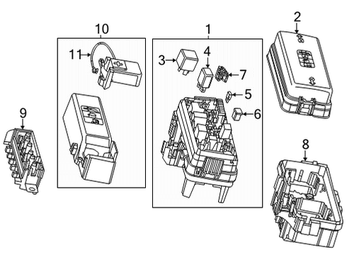 2021 Cadillac CT5 Fuse & Relay Diagram 2 - Thumbnail