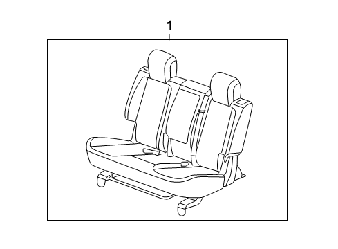 2014 Chevy Equinox Rear Seat Components Diagram 1 - Thumbnail