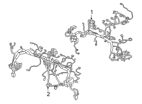 2019 Chevy Equinox Harness Assembly, Eng Wrg Diagram for 84526340