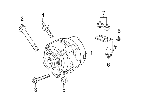 2009 Saturn Vue Alternator Diagram 3 - Thumbnail