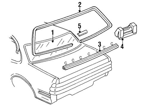 1991 Buick Century Back Glass Diagram