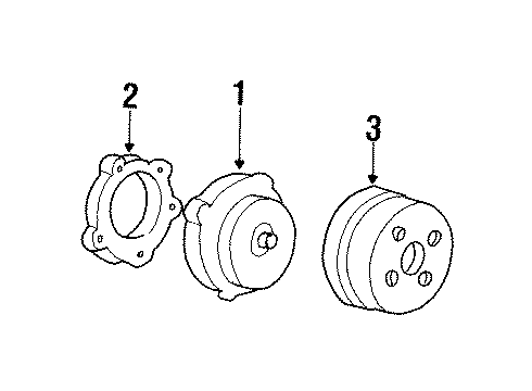 1997 Chevy Lumina Cooling System, Radiator, Water Pump, Cooling Fan Diagram 2 - Thumbnail