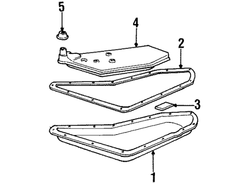 1998 Oldsmobile Achieva Transaxle Parts Diagram 1 - Thumbnail