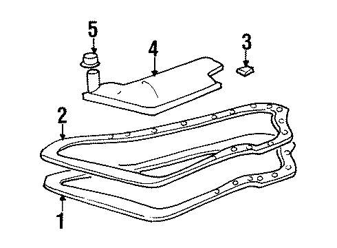 1994 Oldsmobile Achieva Transaxle Parts Diagram 2 - Thumbnail