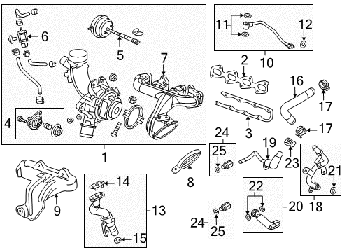 2017 Buick Encore Turbocharger Diagram 2 - Thumbnail