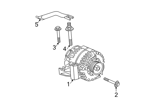 2006 Pontiac Grand Prix Alternator Diagram 1 - Thumbnail