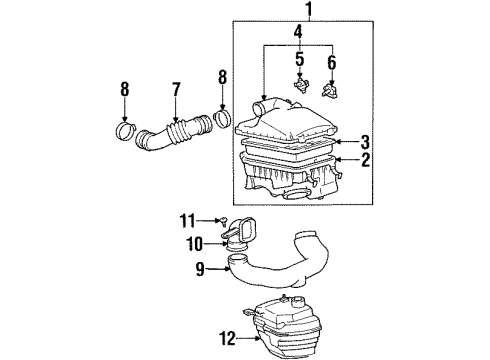 2002 Chevy Prizm Filters Diagram 2 - Thumbnail