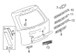 2014 GMC Yukon XL 1500 Emblem Diagram - 84674417