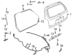 2002 Saturn L200 Door Lock Cylinder Diagram - 15895599