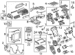 2015 Cadillac SRX A/C Expansion Valve Diagram - 20782085