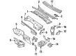 1999 Chevy C2500 Dash Panels Diagram - 15978125