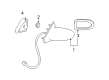 2003 Pontiac Bonneville Side View Mirrors Diagram - 25736283