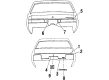 1987 Buick Regal Emblem Diagram - 25518640