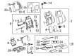 Cadillac CTS Seat Heater Pad Diagram - 25994411