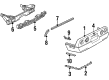 1995 Chevy Corvette Emblem Diagram - 10146446