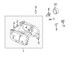 2003 Chevy Tracker Headlight Diagram - 91174687