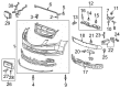 2014 Buick LaCrosse Bumper Diagram - 90904905