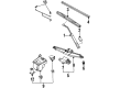 1994 Saturn SW2 Washer Pump Diagram - 21049909