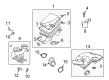 2010 Chevy Malibu Air Filter Box Diagram - 25842735