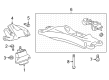 2022 Cadillac CT5 Engine Mount Diagram - 84146176