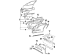 Cadillac DeVille Door Lock Cylinder Diagram - 12502669