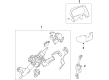 2008 Saturn Vue Steering Shaft Diagram - 20850794