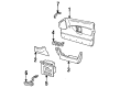 1994 Chevy Corvette Door Armrest Diagram - 12522295