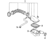 1989 Cadillac Allante Air Filter Box Diagram - 25098091