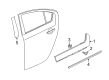 2014 Chevy Volt Door Moldings Diagram - 22796905