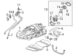 2002 Saturn LW200 Fuel Filler Hose Diagram - 9177062