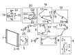 2010 Cadillac STS Radiator Hose Diagram - 25800333