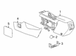 2020 Cadillac XT4 Center Console Base Diagram - 84635125