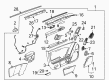 2004 Cadillac XLR Weather Strip Diagram - 10347701