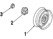 1987 Buick Skyhawk Wheel Cover Diagram - 22537783